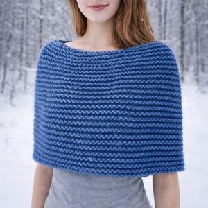 Handmade cowl shrug six strand of wool cashmere mohair fuzzy comfy quiet luxury